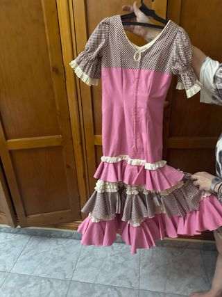 Traje de flamenca volantes