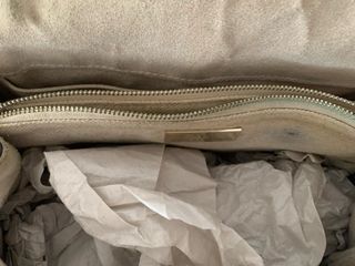 Bolso Piel Purificación García Beige/Azul