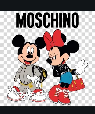 Camisetas Moschino Mickey y Minnie Personalizadas