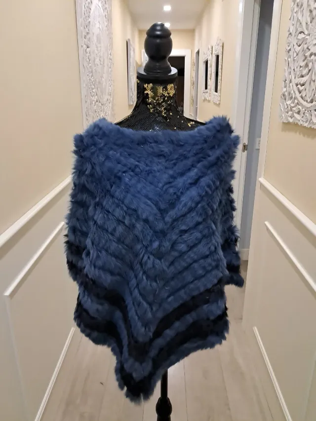 Abrigo , capa pelo mujer