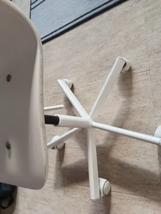 Silla de escritorio infantil IKEA blanca