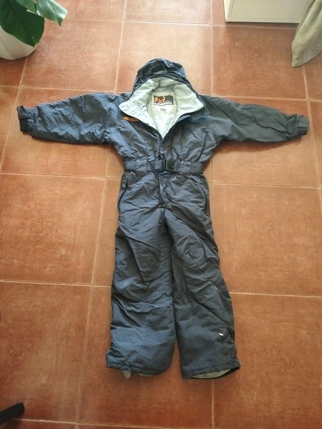 Mono de nieve azul 8 años