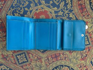 Cartera monedero Prada azul y multicolor