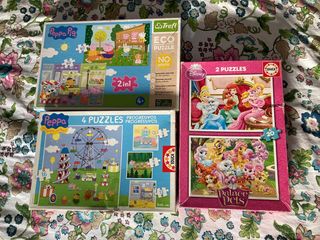 Lote 3 Puzzles Educa Peppa Pig Disney