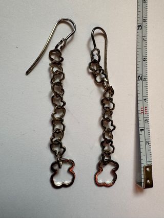 Pendientes Tous Oso Plata