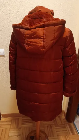 Trenca reversible roja granate T44