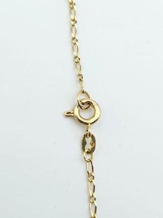 Cadena Oro 18K, Fígaro, Cartier 3x1, 3,54gr, 62cm