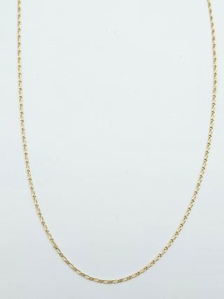 Cadena Oro 18K, Fígaro, Cartier 3x1, 3,54gr, 62cm