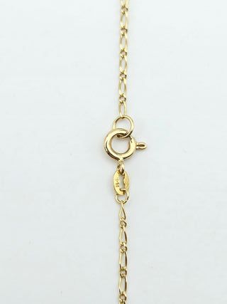Cadena Oro 18K, Fígaro, Cartier 3x1, 3,54gr, 62cm