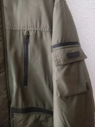 Parka Jack&Jones verde militar hombre