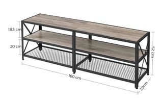 Mesa TV Comedor Madera y Metal