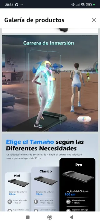 Cinta de Caminar o trotar Superun