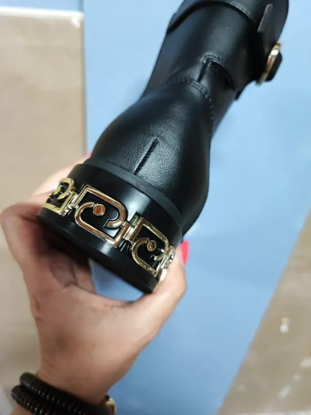 Liu Jo stivaletti tronchetto pelle tacco basso