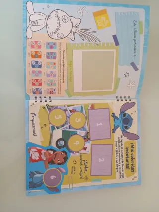 Stitch super ScrapBook Álbum Disney Panini