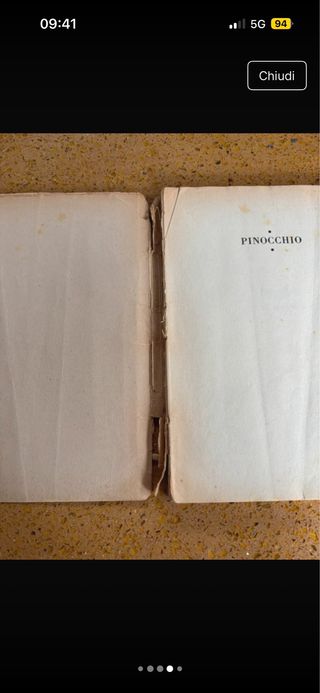 Libro Pinocchio Collodi 1953 Editrice Boschi
