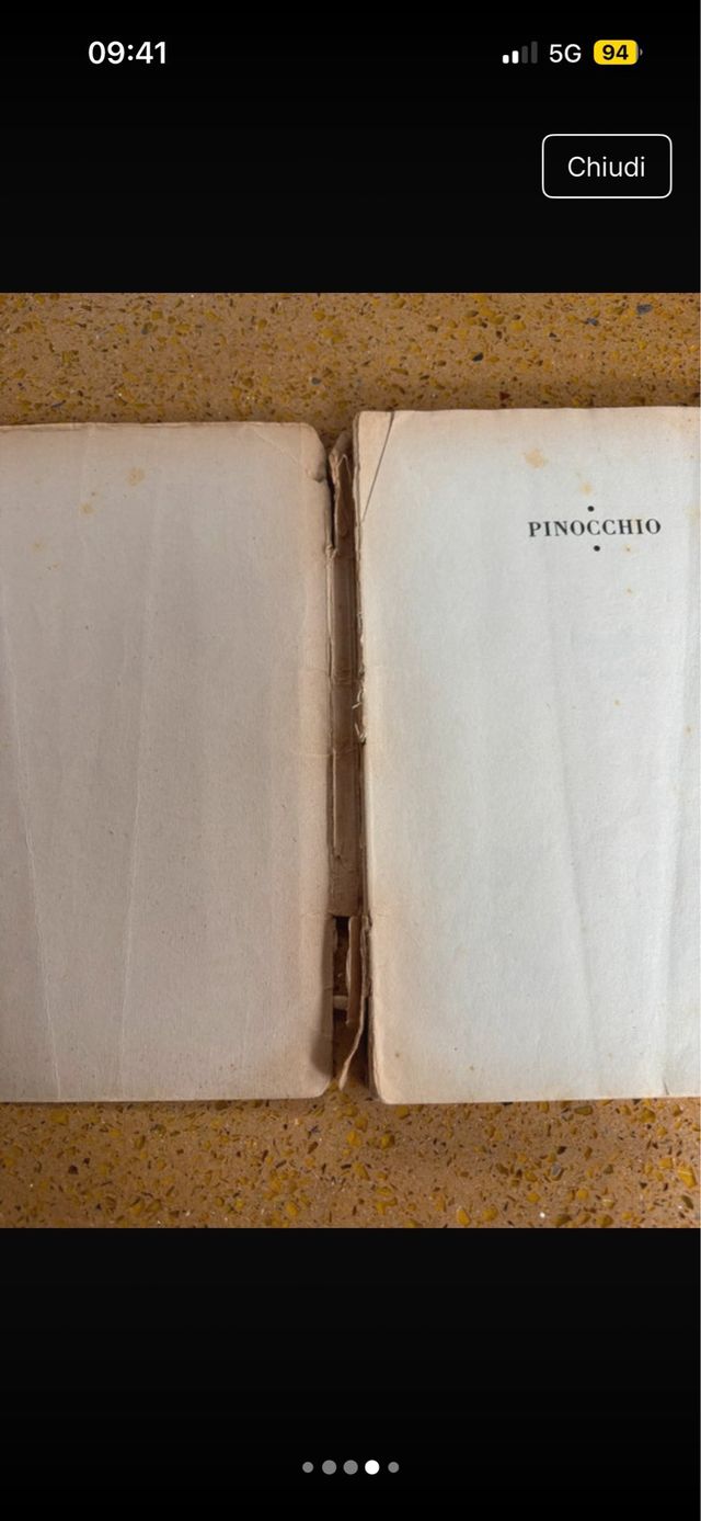 Libro Pinocchio Collodi 1953 Editrice Boschi