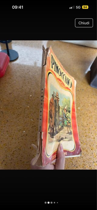 Libro Pinocchio Collodi 1953 Editrice Boschi