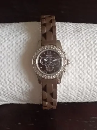 Reloj Agatha Mujer Marrón y Plateado