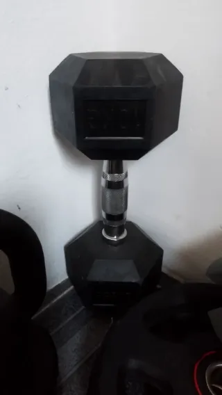 Mancuerna Hexagonal 10 kg Pesa 10 kg