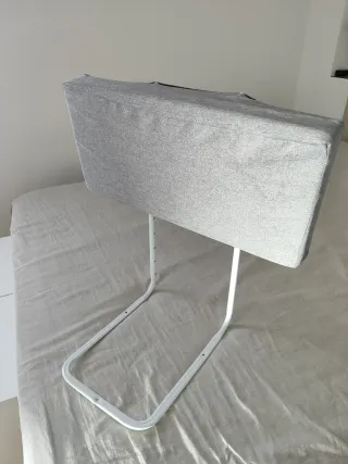 Barrera de Cama acolchada Gris