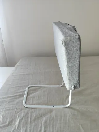 Barrera de Cama acolchada Gris