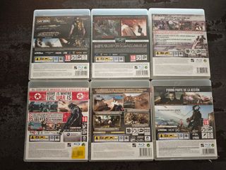 Lote shooter ps3 