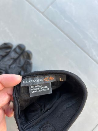 Guantes Moto Piel Hombre Talla L