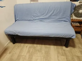 Sofá Cama 190x140 Metal y Madera

