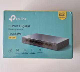 Switch TP-Link LS108G Gigabit 8 Puertos