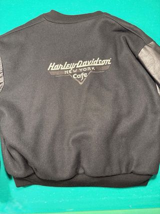 Chaqueta Bomber Harley Davidson XL Negra