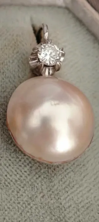 Orecchini perle e diamanti