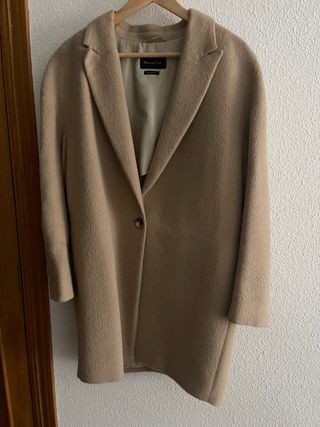 Chaquetón Massimo Dutti Beige