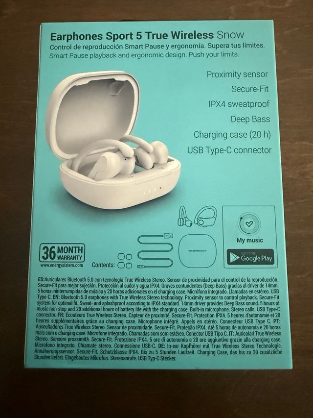 Auricolari wireless Energy Sistem Sport5