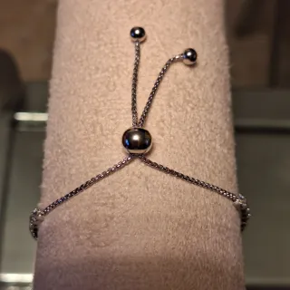 Pulsera tenis-riviere con moissanitas ajustable 