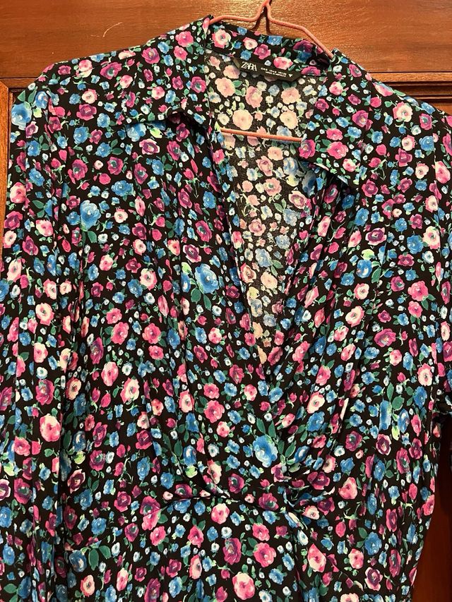 Vestido Zara floral S