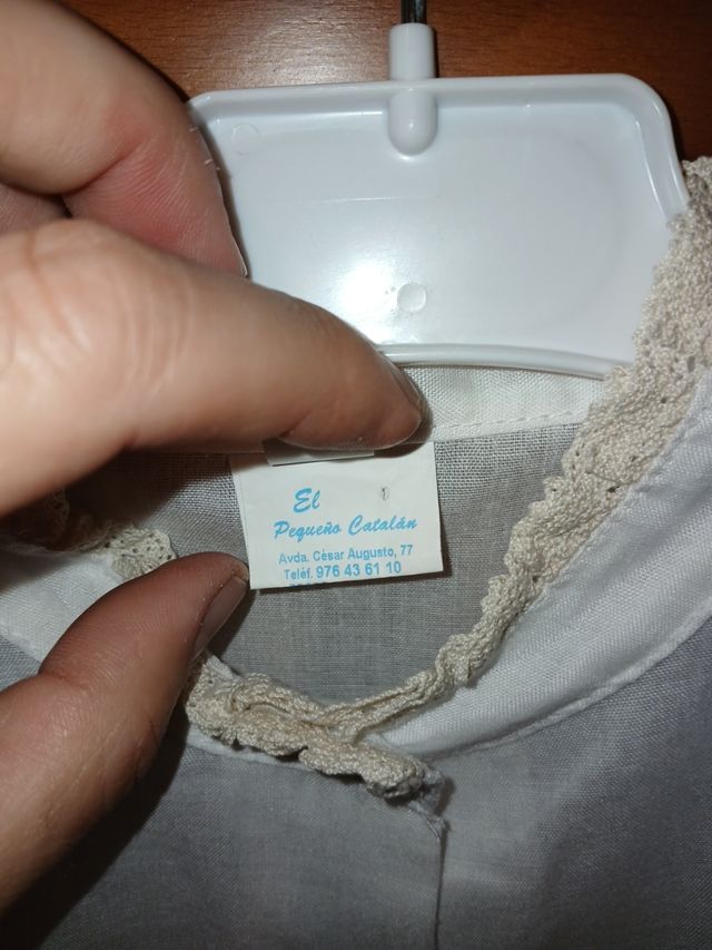 Camisa traje baturra 6 -8 años