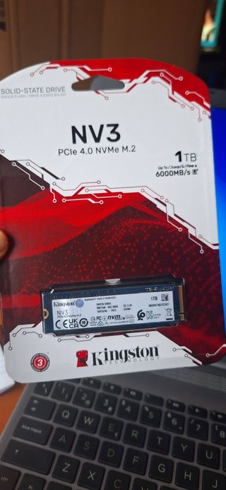 Nuevo / Disco SSD Kingston NV3 1TB PCIe 4.0 NVMe.