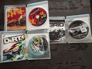 Lote 3 Juegos Conducción PS3: GRID, Dirt 3, Midnig
