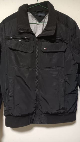 Chamarra Tommy Hilfiger Negra Talla Chico