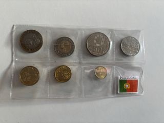Cartera Monedas Portugal Escudos