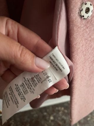 Chaquetón rosa ROBERTO TORRETTA