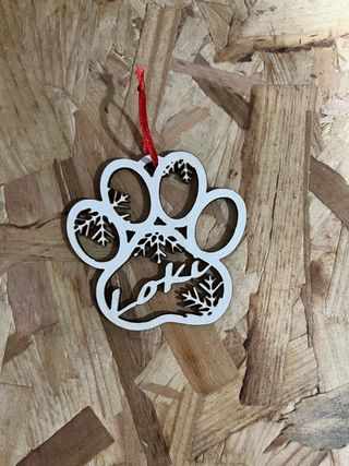 Adorno Huella Navidad Personalizado