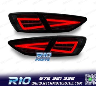 PILOTOS SEAT LEON 3 5F 12-20 DINAMICO LED NEGRO OEM LED