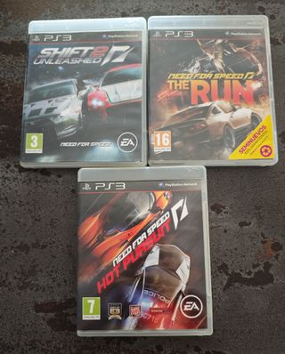 Lote 3 juegos Need for Speed PS3