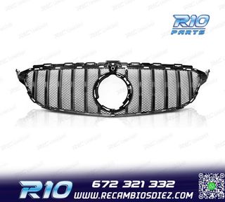 PARRILLA MERCEDES W205 18-21 LOOK SPORT NEGRO BRILLO