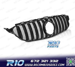 PARRILLA MERCEDES W205 18-21 LOOK SPORT NEGRO BRILLO