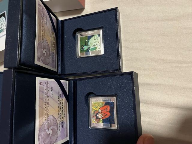 Monedas Conmemorativas Picasso (Lote 3)