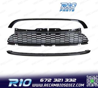 PARRILLAS MINI COOPER R56 R57 06-09 NEGRO BRILLO