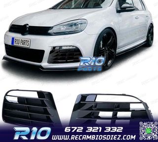 REJILLAS VOLKSWAGEN VW GOLF 6 09-12 LOOK R20 NEGRO BRILLO