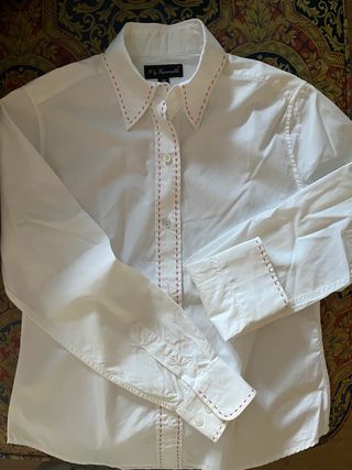 Camisa Faconnable Mujer Blanca